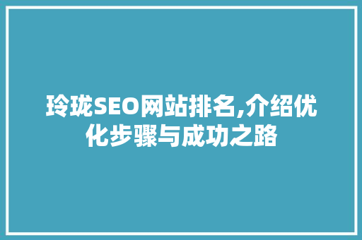 玲珑SEO网站排名,介绍优化步骤与成功之路