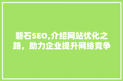 磐石SEO,介绍网站优化之路，助力企业提升网络竞争力