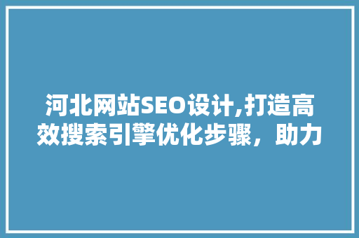 河北网站SEO设计,打造高效搜索引擎优化步骤，助力企业腾飞