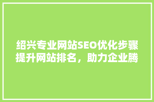 绍兴专业网站SEO优化步骤提升网站排名，助力企业腾飞