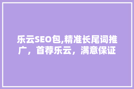 乐云SEO包,精准长尾词推广，首荐乐云，满意保证