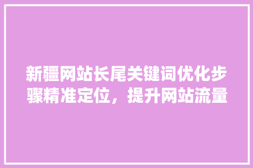 新疆网站长尾关键词优化步骤精准定位，提升网站流量与转化率_新疆网站长尾关键词优化